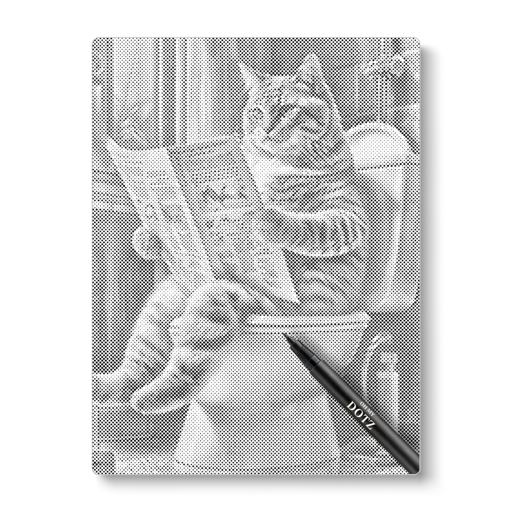 Cat on toilet 2 | Dot painting-Oh My Dotz-Dot painting