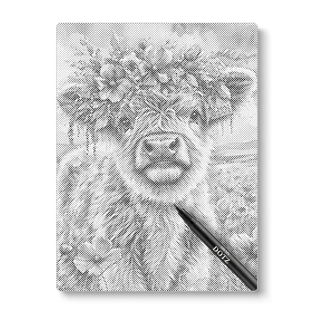 Cow with flowers | Dot painting-Oh My Dotz-Dot painting