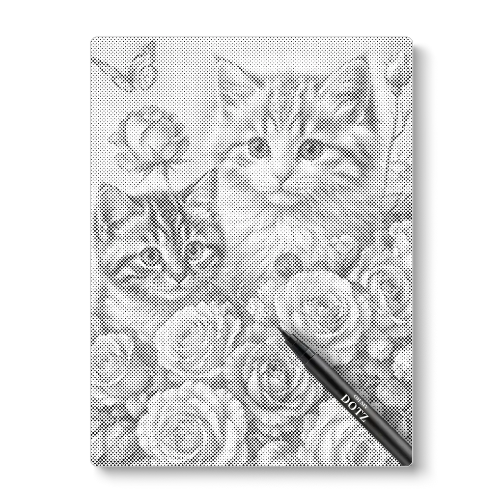 2 Kittens with flowers | Dot painting-Oh My Dotz-Dot painting