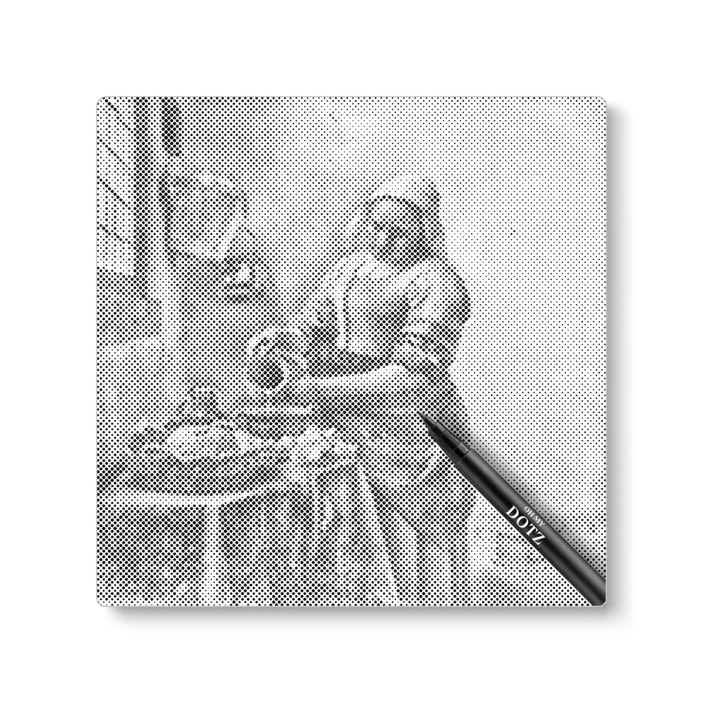 Milkmaid | Dot painting-Oh My Dotz-Dot painting