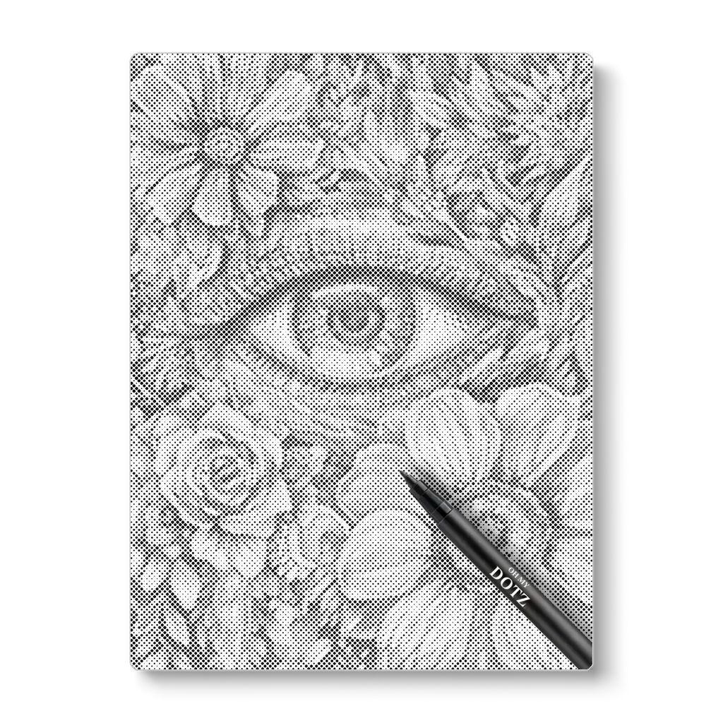 Eye with flowers | Dot painting-Oh My Dotz-Dot painting