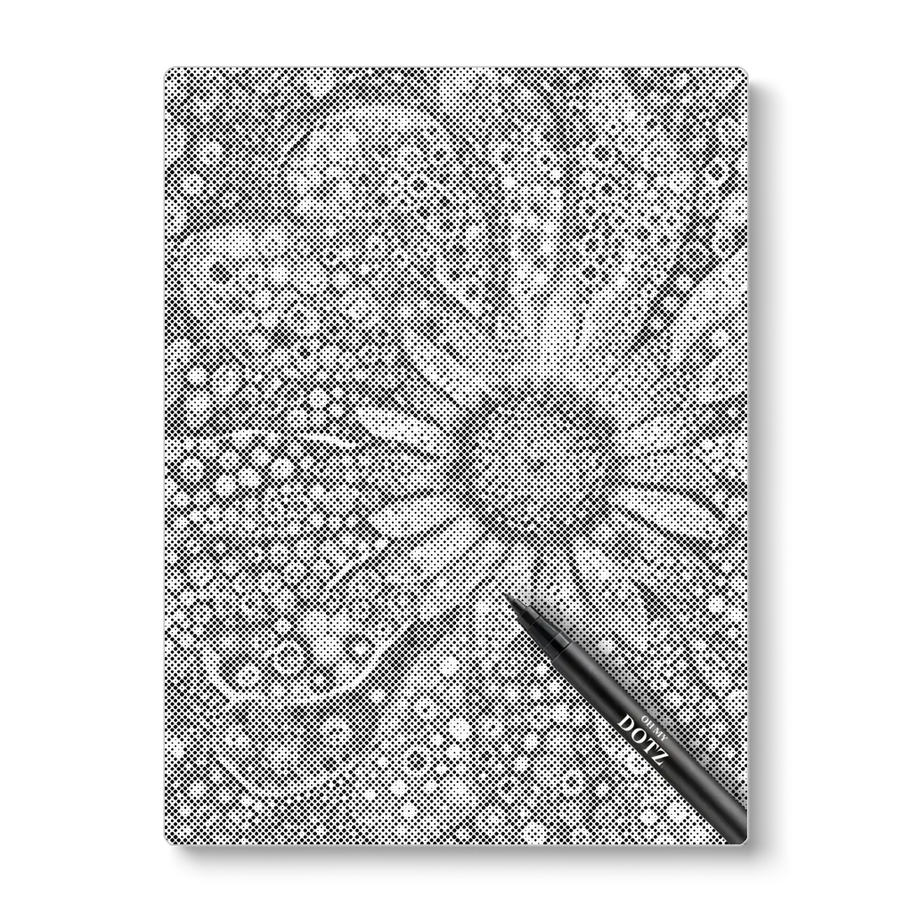 Dotted flower | Dot painting-Oh My Dotz-Dot painting