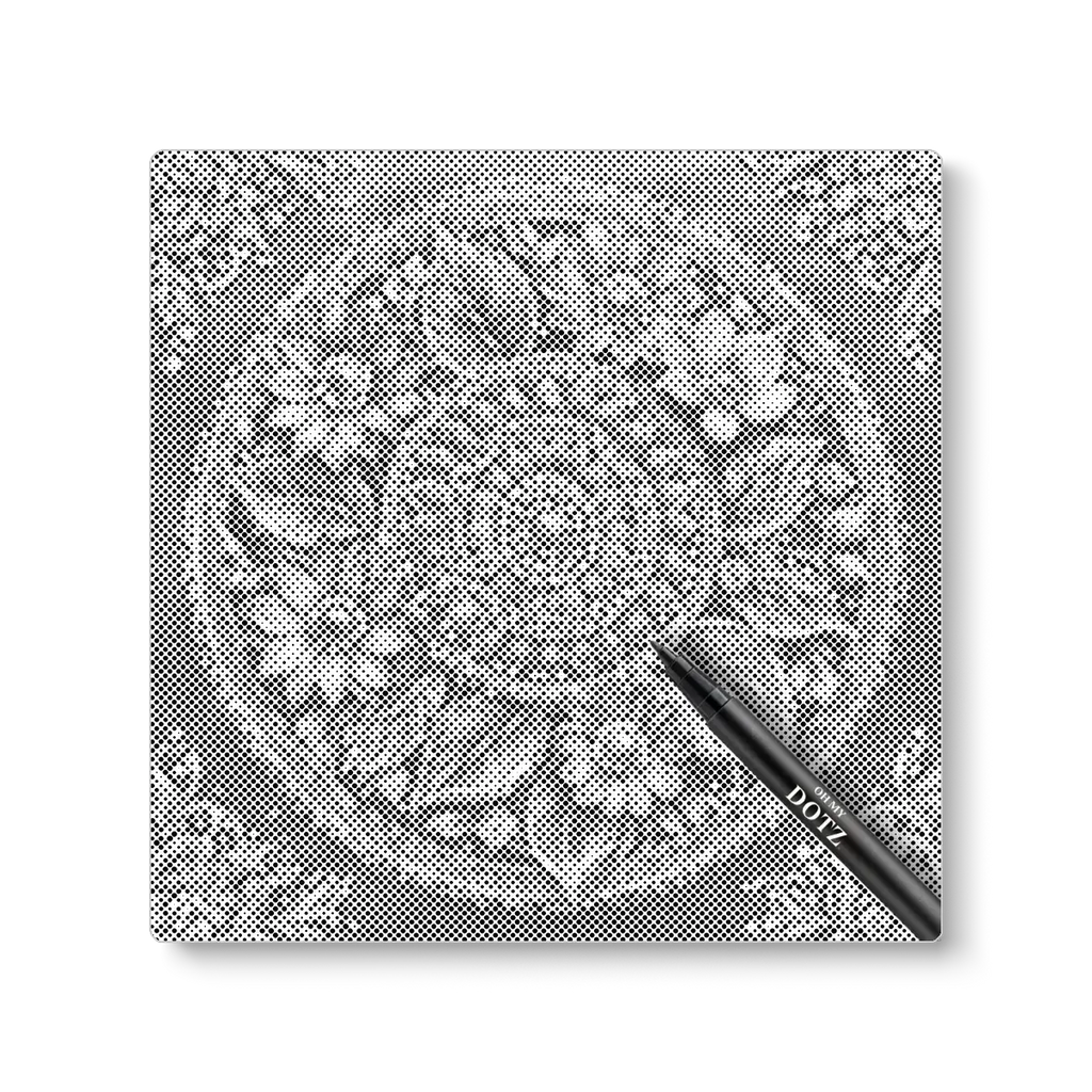 Mandala with flowers | Dot painting-Oh My Dotz-Dot painting