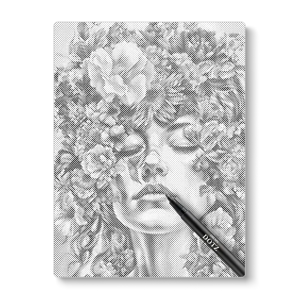 Women with flowers | Dot painting-Oh My Dotz-Dot painting