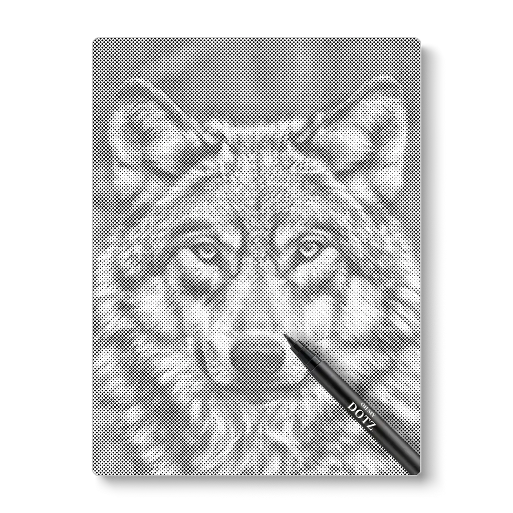 Wolf | Dot painting-Oh My Dotz-Dot painting