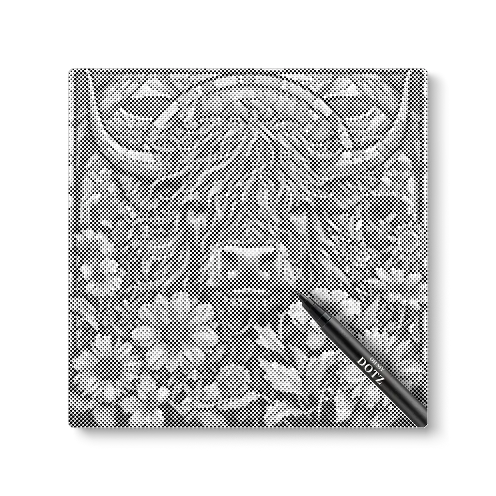 Scottish highlander | Dot painting-Oh My Dotz-Dot painting