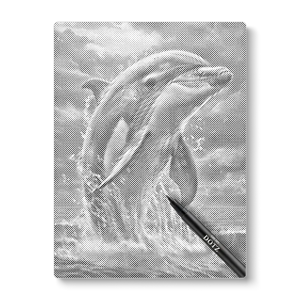 Jumping dolphin | Dot painting-Oh My Dotz-Dot painting