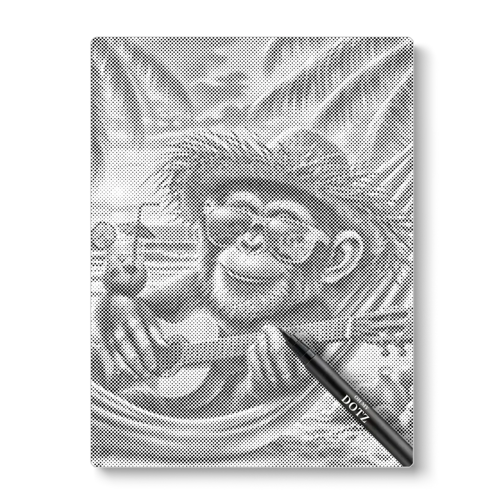 Monkey in hammock | Dot painting-Oh My Dotz-Dot painting