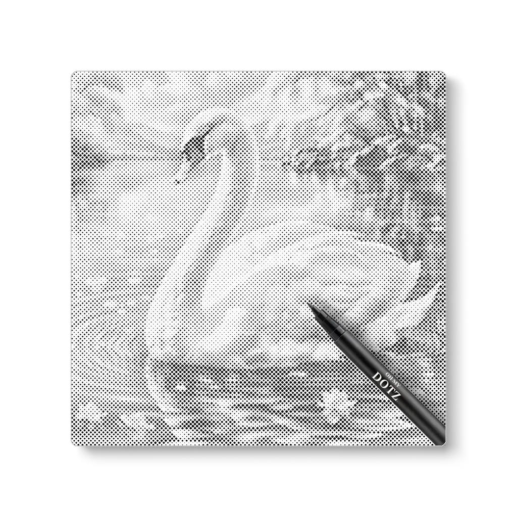 Swan | Dot painting-Oh My Dotz-Dot painting