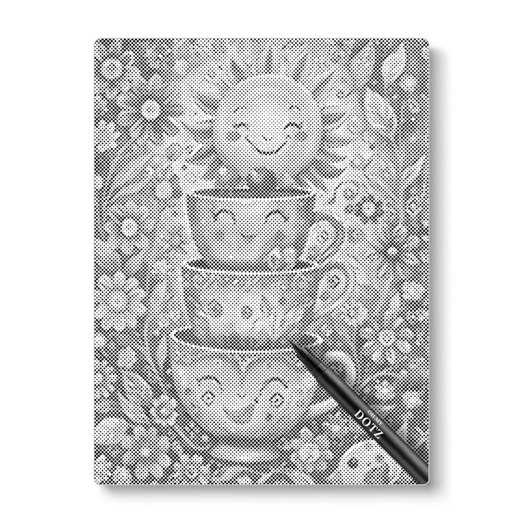 Happy cups | Dot painting-Oh My Dotz-Dot painting