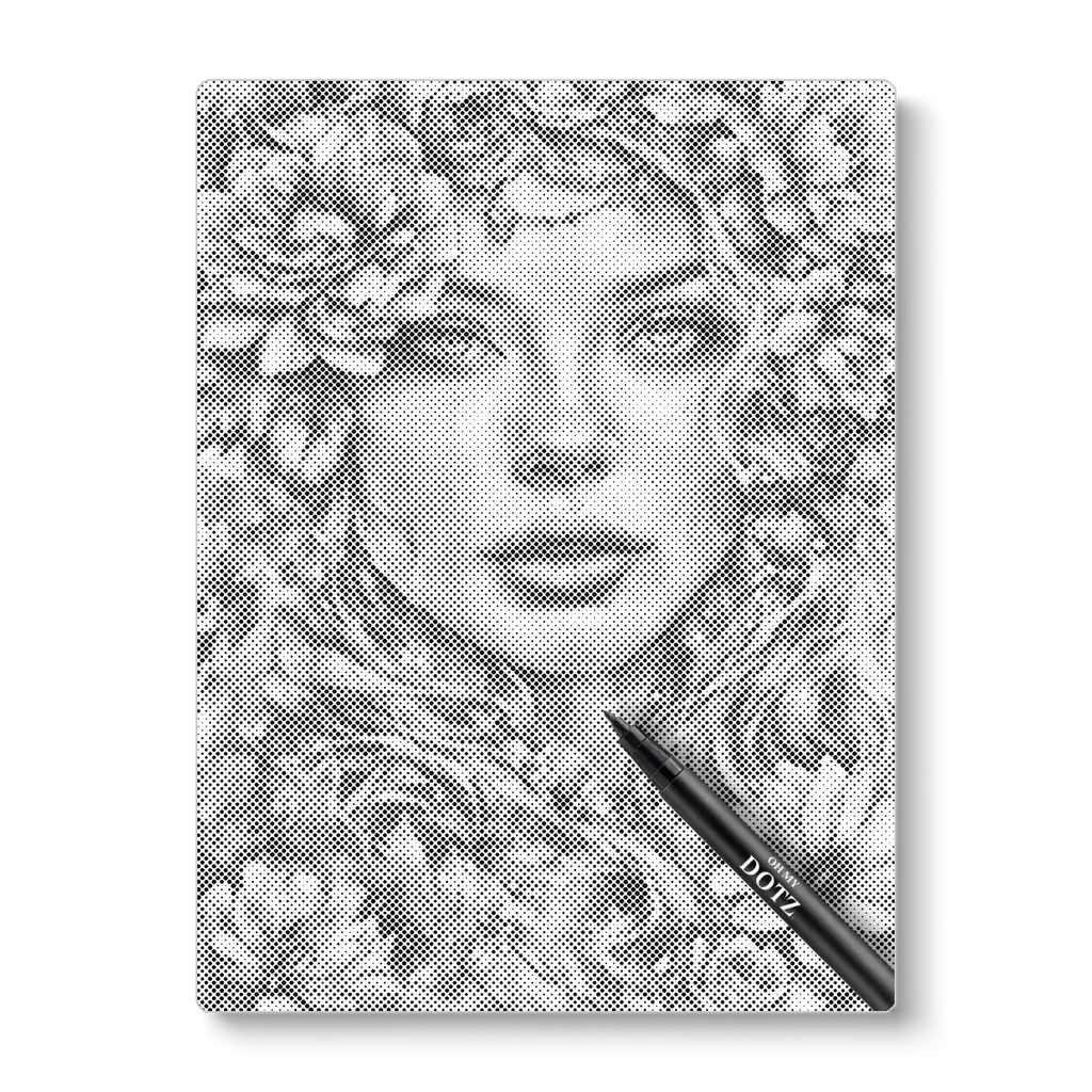 Women with flowers | Dot painting-Oh My Dotz-Dot painting