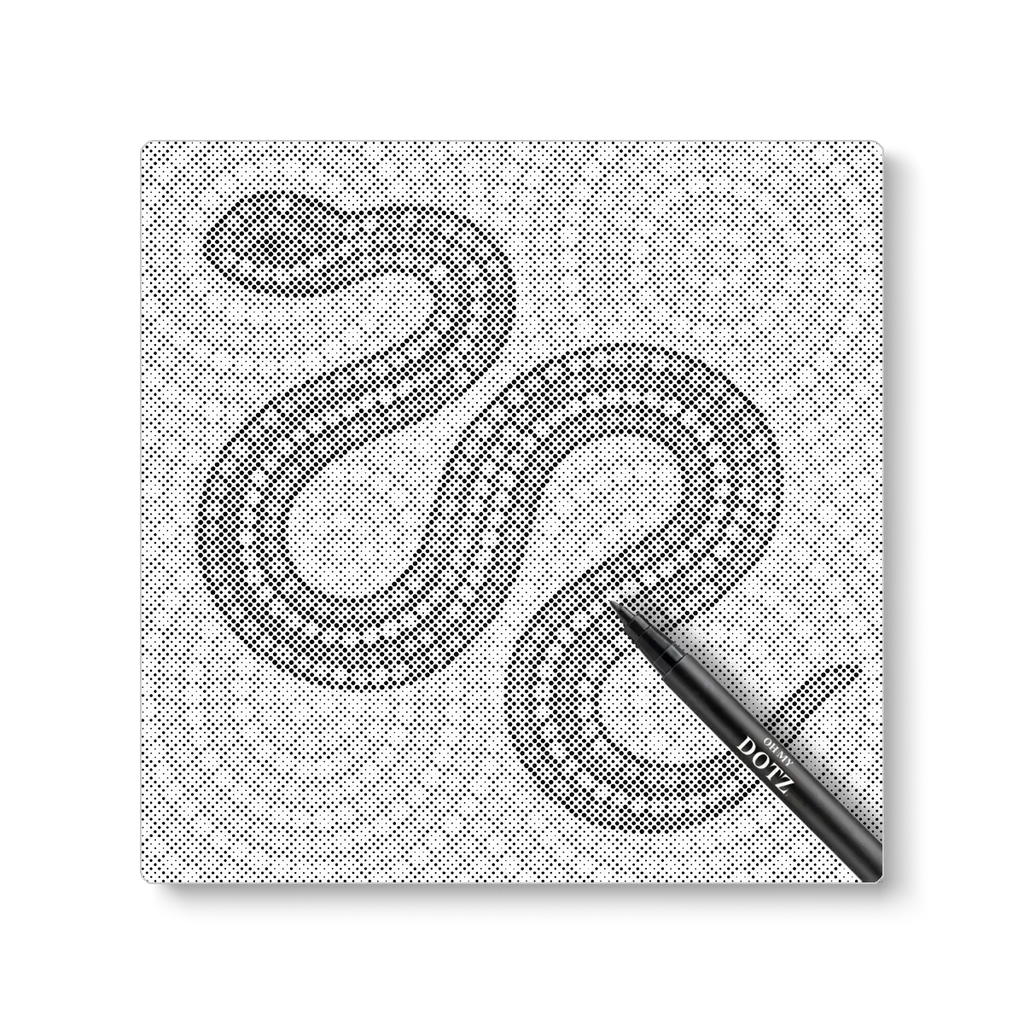 Aboriginal Snake | Dot painting-Oh My Dotz-Dot painting