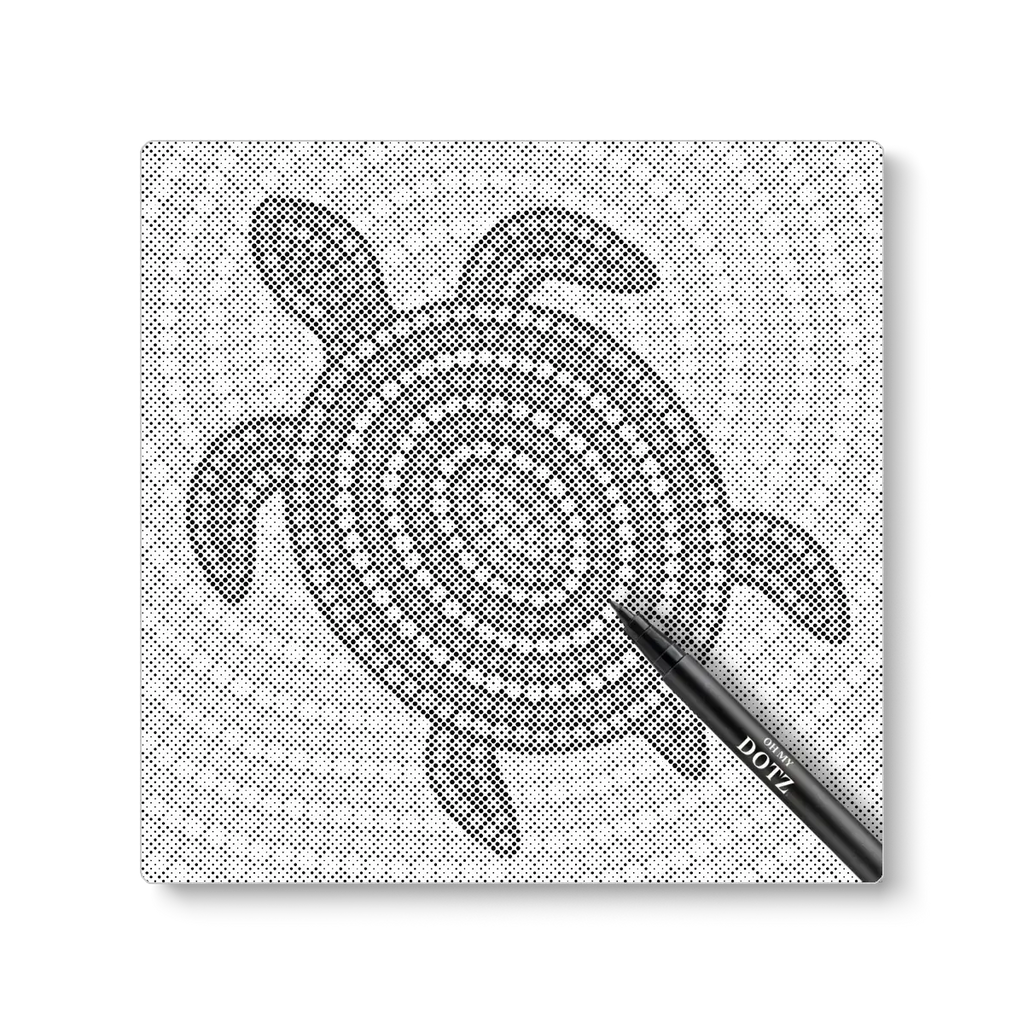 Aboriginal Turtle | Dot painting-Oh My Dotz-Dot painting