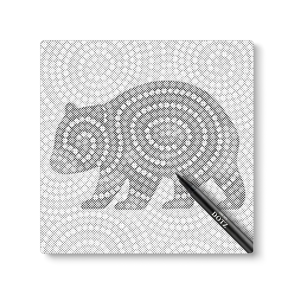 Aboriginal Wombat | Dot painting-Oh My Dotz-Dot painting