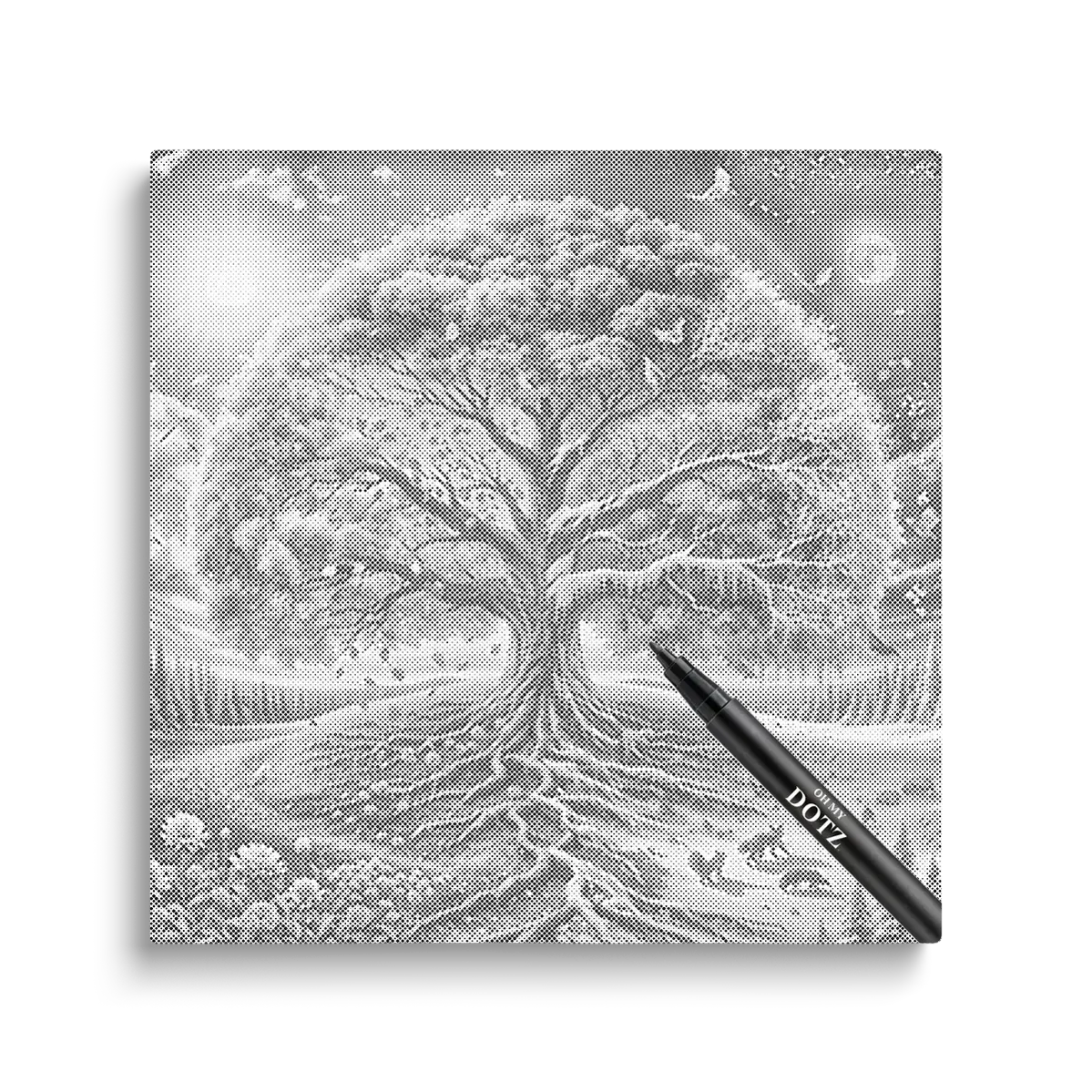 4 Seasons Tree | Dot Painting | Ultra Detailed | Dot art | Diamond ...