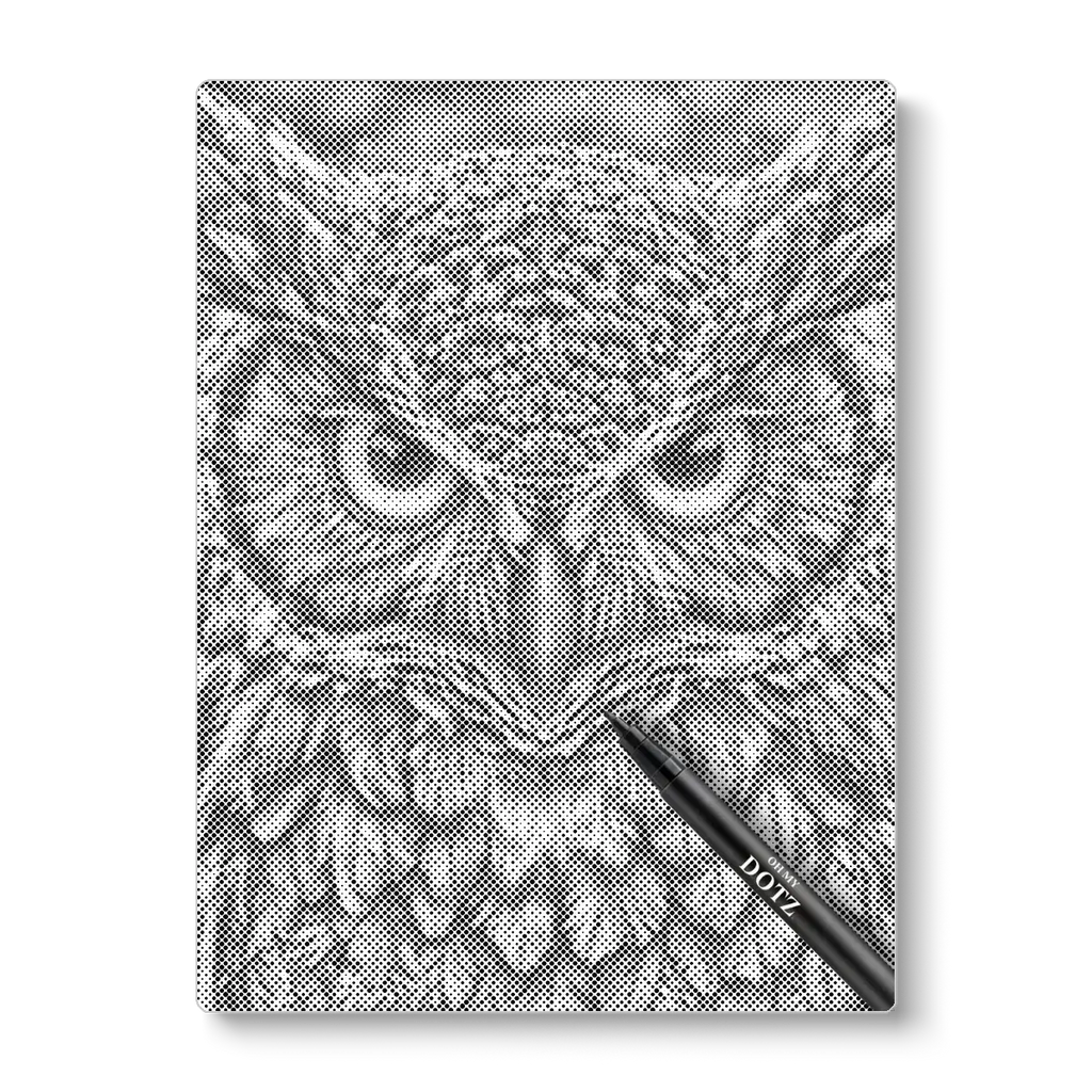 Angry owl | Dot painting-Oh My Dotz-Dot painting