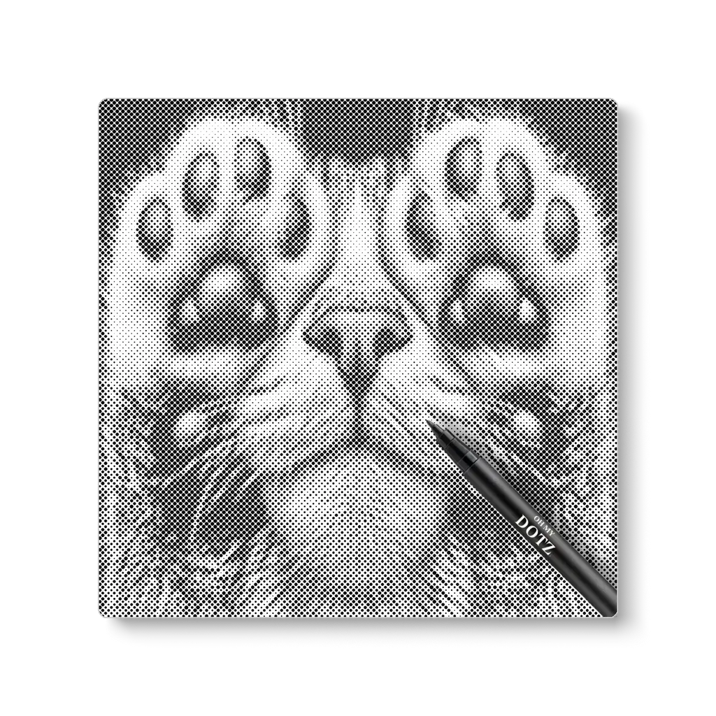 Cat is hiding | Dot painting-Oh My Dotz-Dot painting