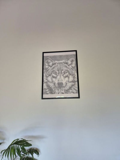 Eigenes Foto-Dot-Painting, gemacht von einer Kundin