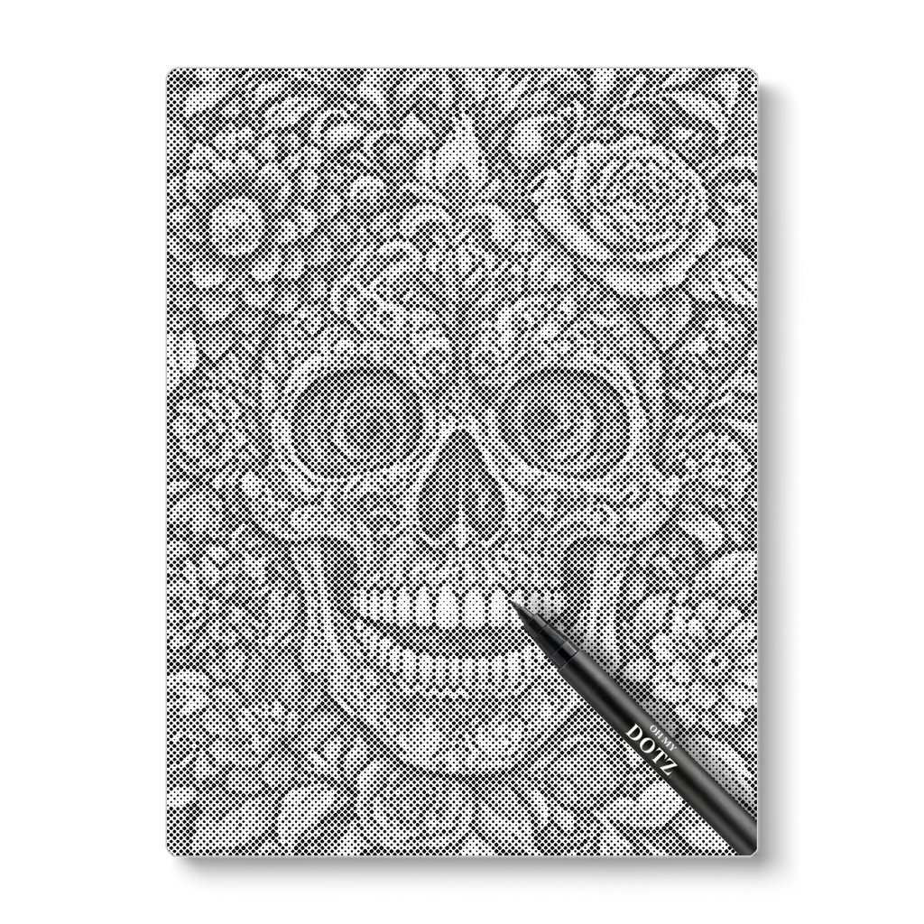 Skull Dot Painting - Pre-Printed Canvas With Markers – Oh My Dotz.com